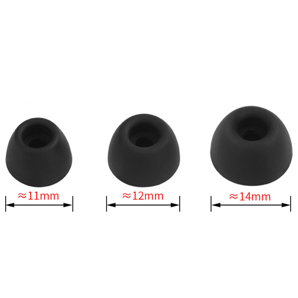 12 Pack Silicone Ear Tips for Samsung Galaxy Buds2 Pro S M L Sizes Replacement-Black