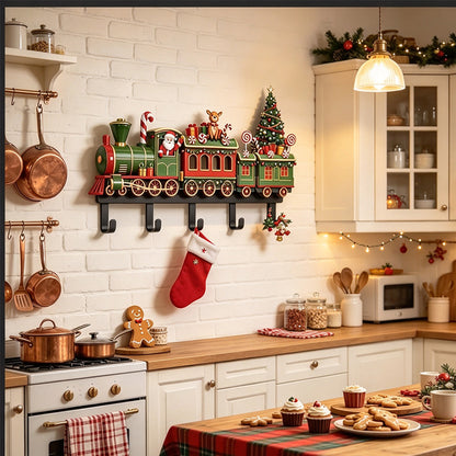 Christmas Wall Hanger Shelf Christmas Storage Rack with Light
