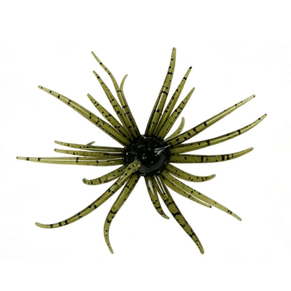 2 PCS Lifelike Floating Sea Urchin Soft Bait- Green