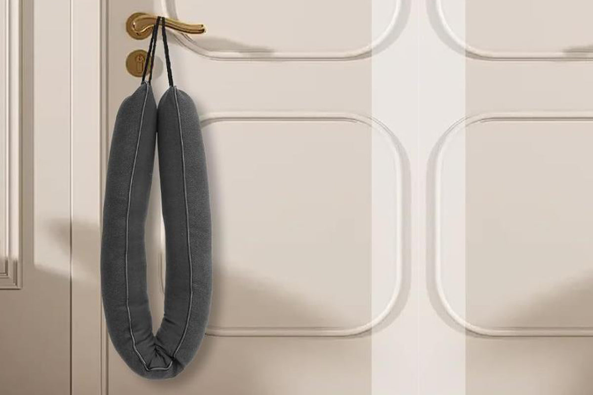 2Pcs Weighted Door Draft Stopper Door Noise Blocker Fits Door Gap Up to 8cm