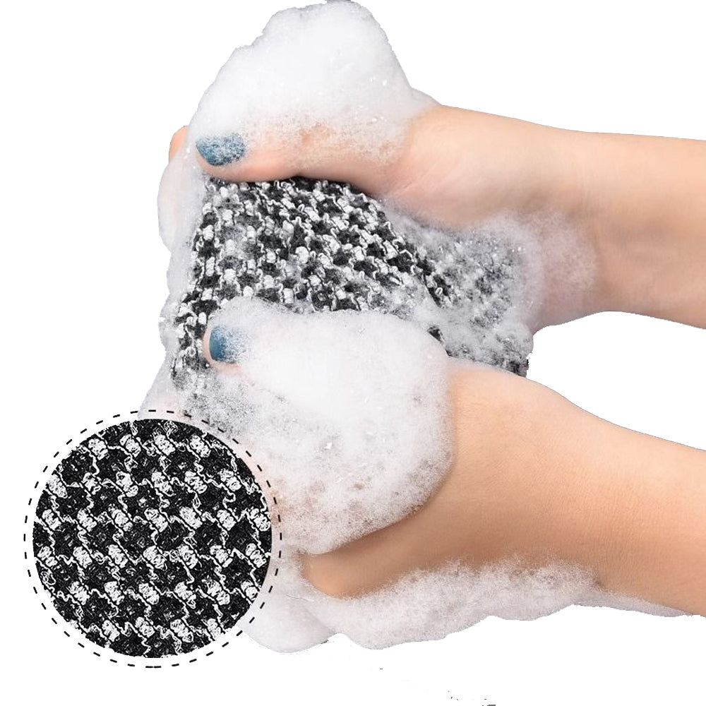 Set of 2Pcs Exfoliating Long Washcloth Back Scrubber Shower Bath Towel