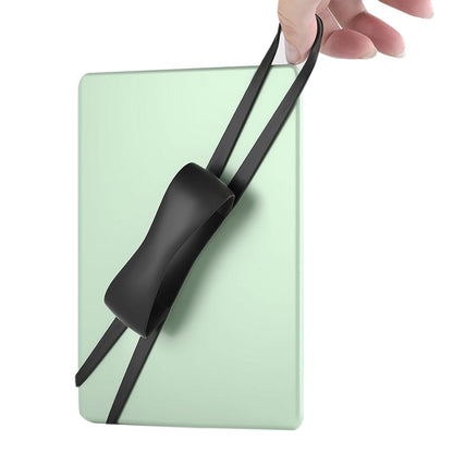 2Pcs Silicone Hand Strap for Kindle and Tablets Kindle Accessories for 4.7-8 inches Kindle Black