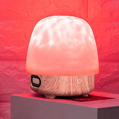 Ambient Lighting & Bluetooth Speaker with 16 Light Colors-Khaki