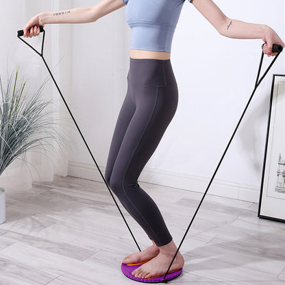 Magnetic Waist Twisting Disc Resistance Twist Board Balance Fitness Trainer Purple