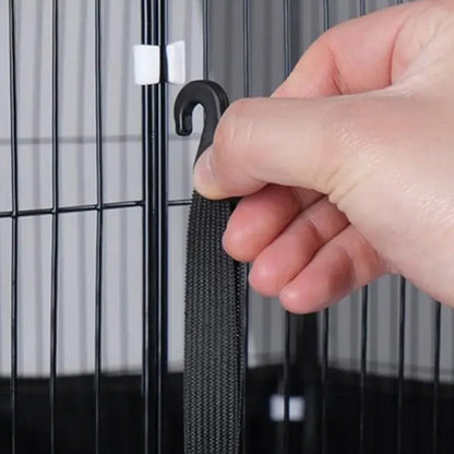 Foldable Pet Playpen with Mat Indoor Outdoor Dog Fence for Puppy and Rabbit