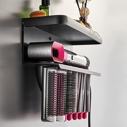Wall Mounted Storage Holder for Dyson Airwrap Curling Iron Bracket Stand