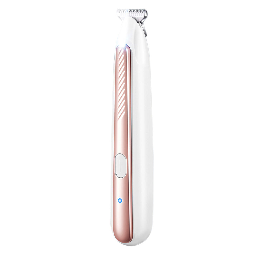 Pet Dog Paw Trimmer with LED Light Cordless Electric Pet Paw Grooming Clippers for Paws Ears Face Rump