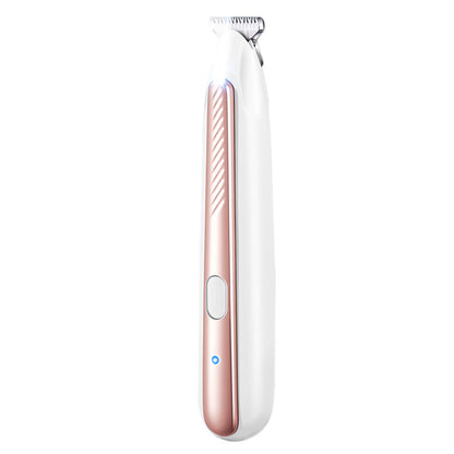 Pet Dog Paw Trimmer with LED Light Cordless Electric Pet Paw Grooming Clippers for Paws Ears Face Rump