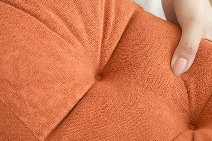 Lumbar Support Pillow PP Cotton Low Back Pillow Office Chair Lumbar Cushion-Orange