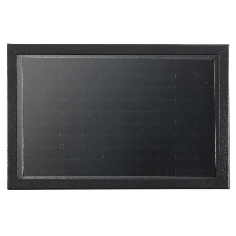 100 Slots Jewelry Ring Display Organizer Case Tray Holder Earring Storage Box