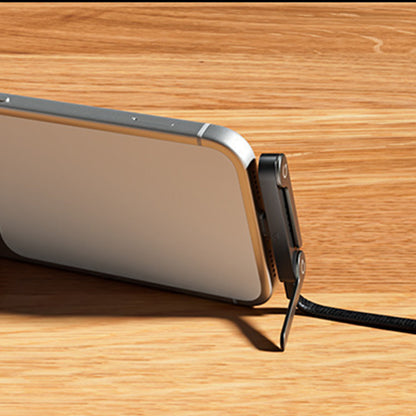 2-in-1 Angled Fast Charging Data Cable with Phone Stand for Gaming and Travel