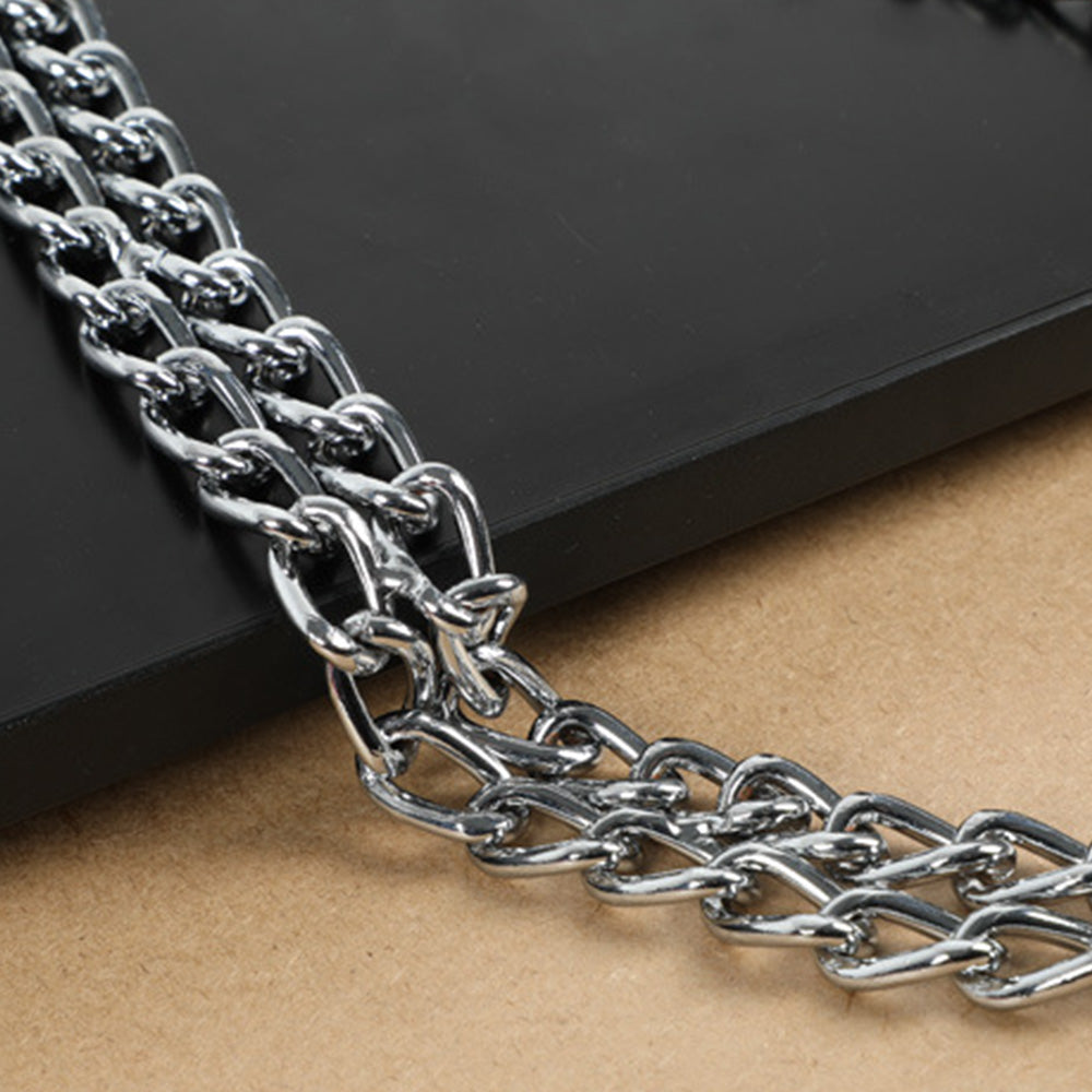 Dog Training Slip Collar Double-Row Chain for Large Dogs