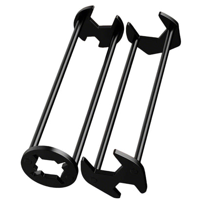 2pcs Basin Wrench Multifunctional Sink Wrench 7 Sizes Four-jaw Hex Spanner