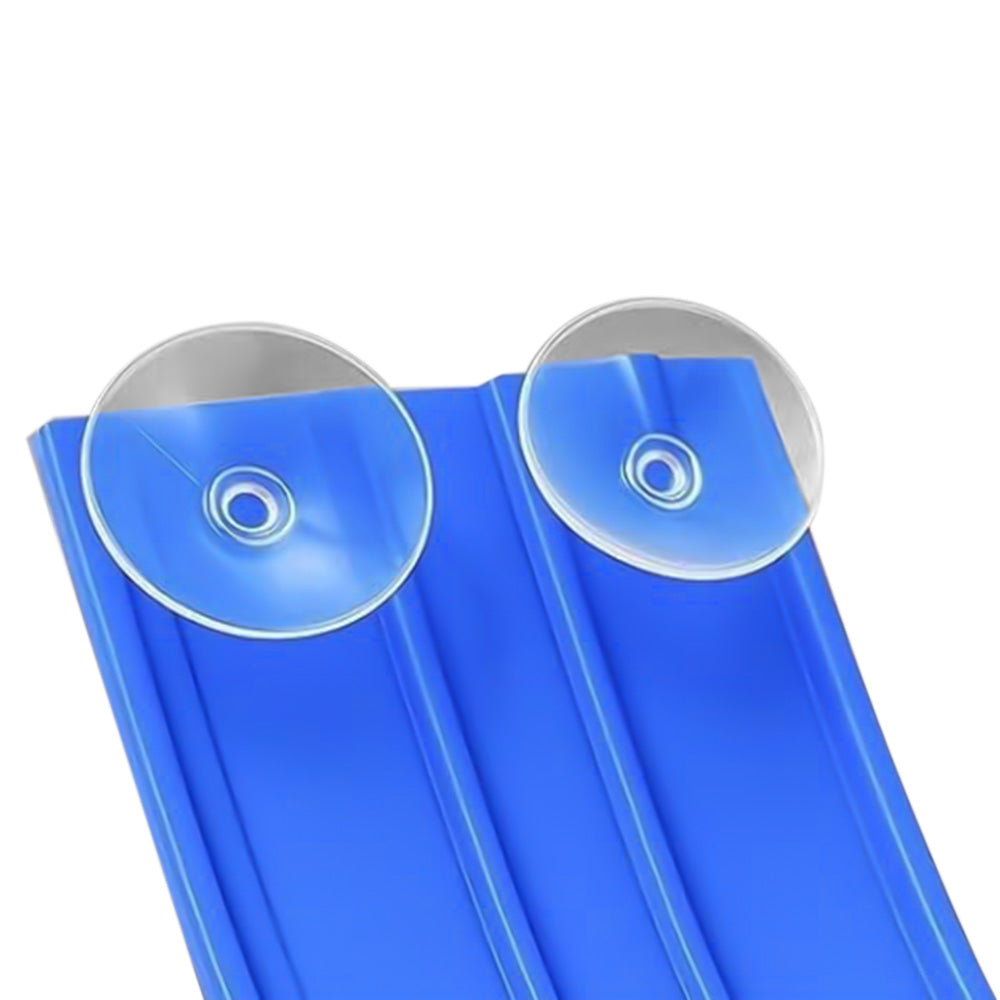 5-Meter Flexible Race Car Track with Base and 360-Degree Rotating Cars for Home Play Blue