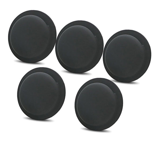 5PCS Self-Adhesive Silicone Airtag Case for Apple Air Tag Tracker Sleeve Cover Holder Black