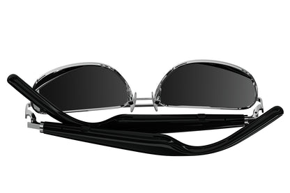 Smart Bluetooth Sunglasses Built-in Open Ear Music and Speaker for Men and Women -Black