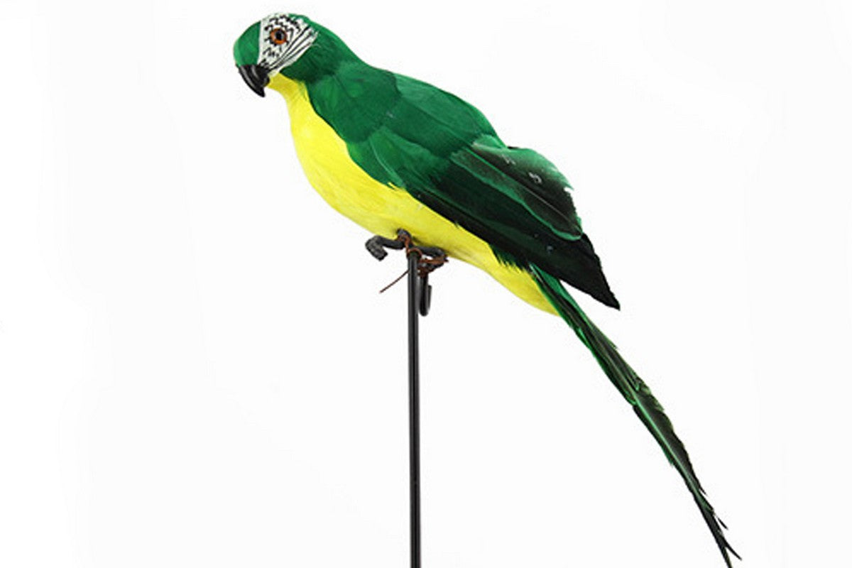 6 PCS Lifelike Artificial Birds Feathered Fake Shoulder Parrot Decor Model