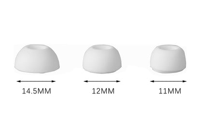 12 Piece Silicone Ear Tips for Samsung Galaxy Buds3 Pro - White