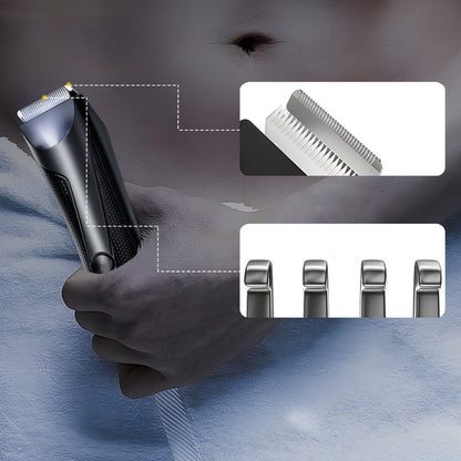 Electric Hair Trimmer for Men LED Display Body Hair Shaver