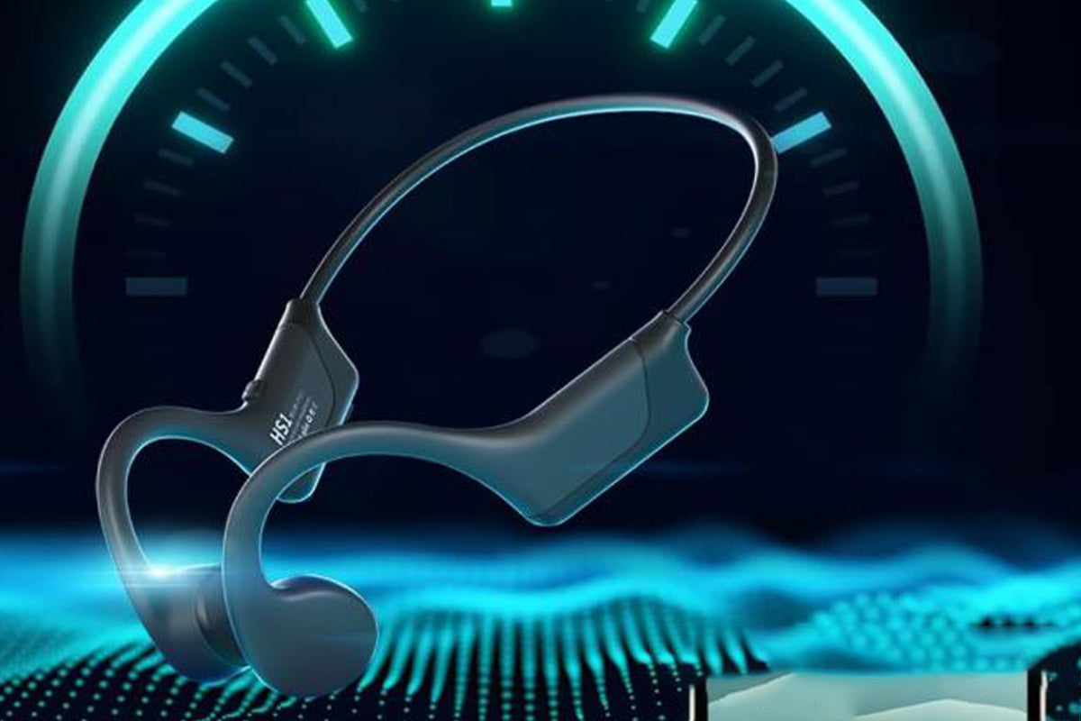 Bone Conduction Headphones Open-Ear Wireless Bluetooth Workout Headphones