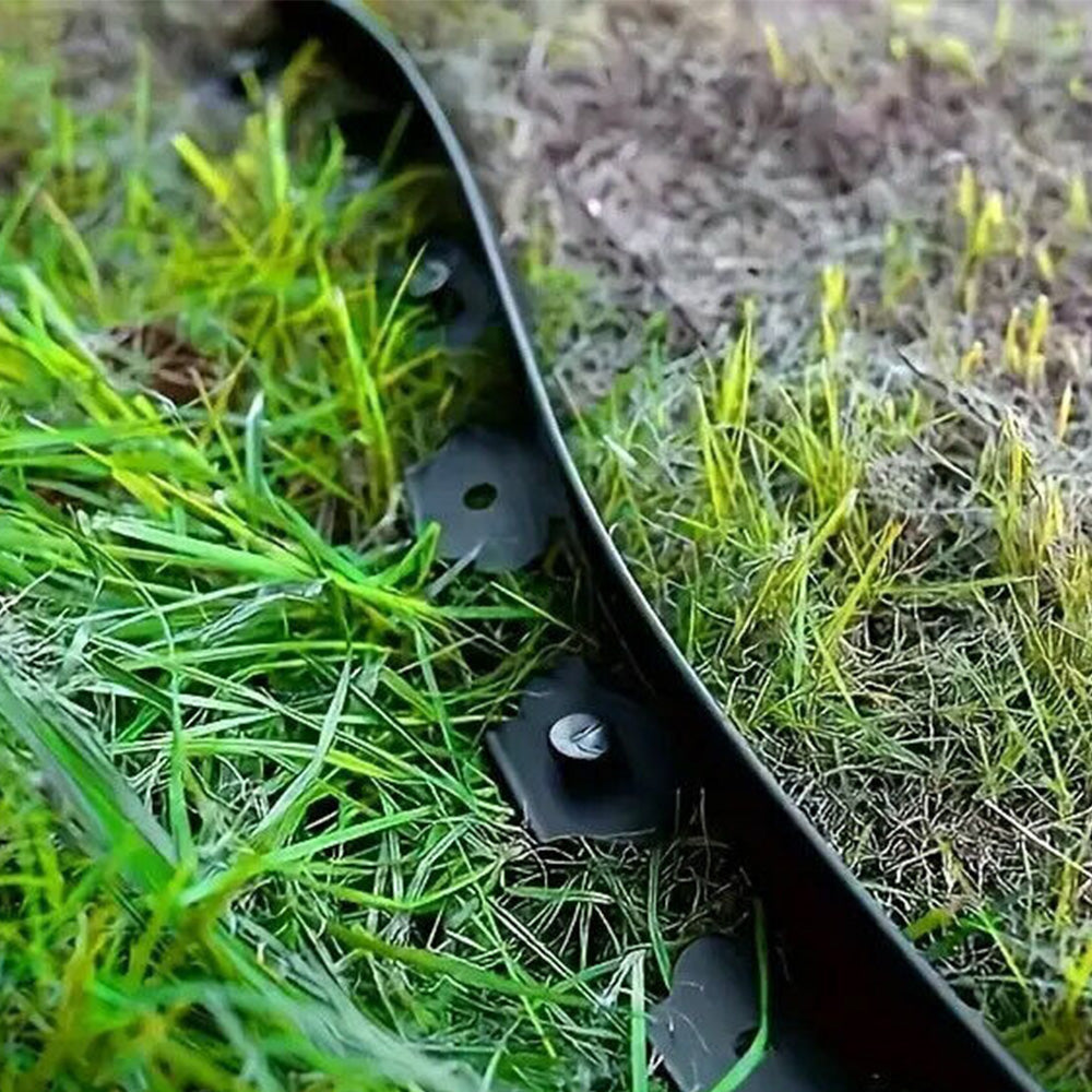 10 Meters Flexible Garden Lawn Edging Landscape Border Strip with 30Pcs Pegs