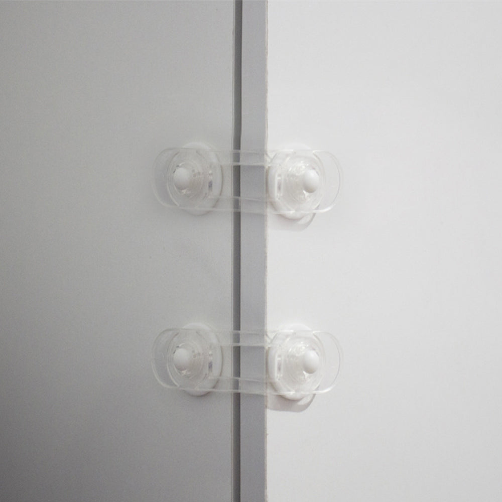 8Pcs Baby Proofing Security Lock Self-Adhesive Cabinet Door Security Locks