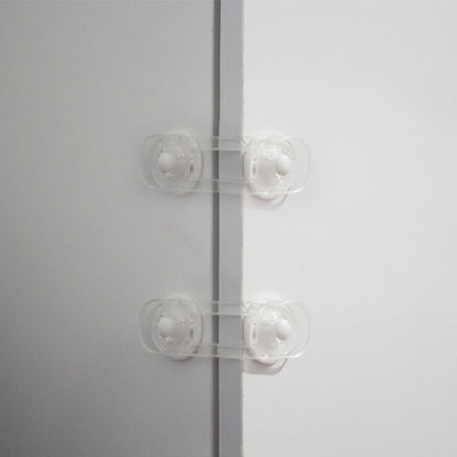 8Pcs Baby Proofing Security Lock Self-Adhesive Cabinet Door Security Locks