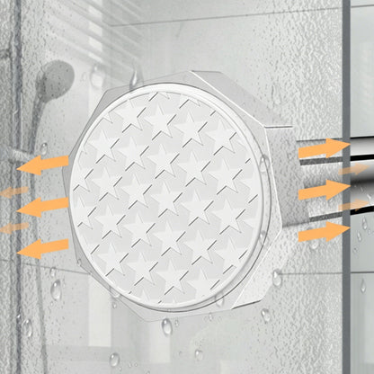 Extendable Curtain Shower Closet Pole-Silver