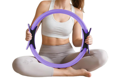 13PCS Home Pilates Kit With Yoga Ball Resistance Band Pilates Ring -Purple Color