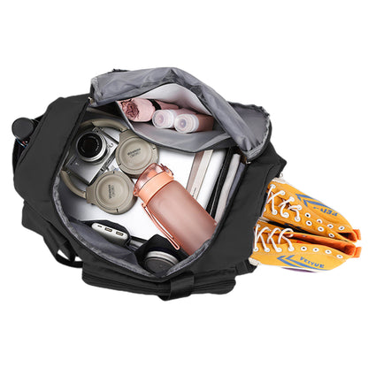 Travel Duffle Bags Waterproof Foldable Portable Luggage Bag Birth Bag -Purple