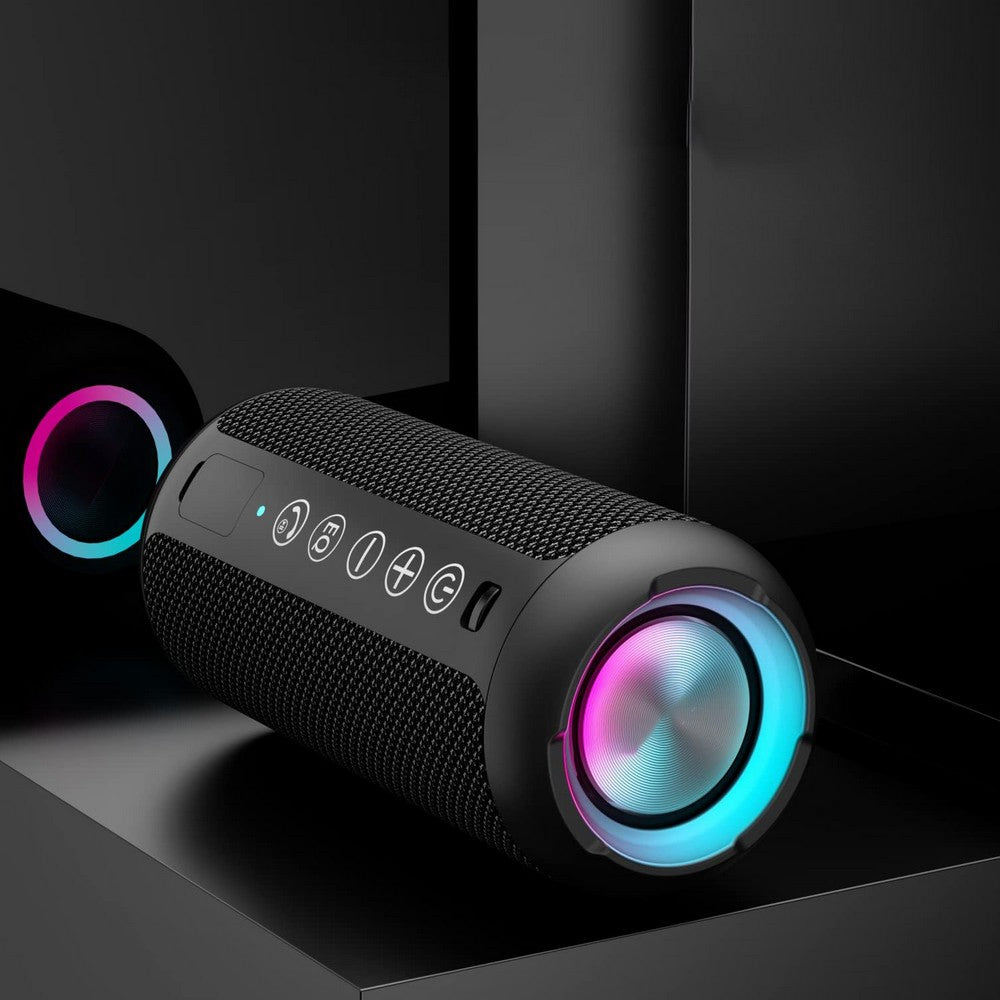 Portable Bluetooth Speaker IPX7 Waterproof Wireless Speaker for Birthday Party-black