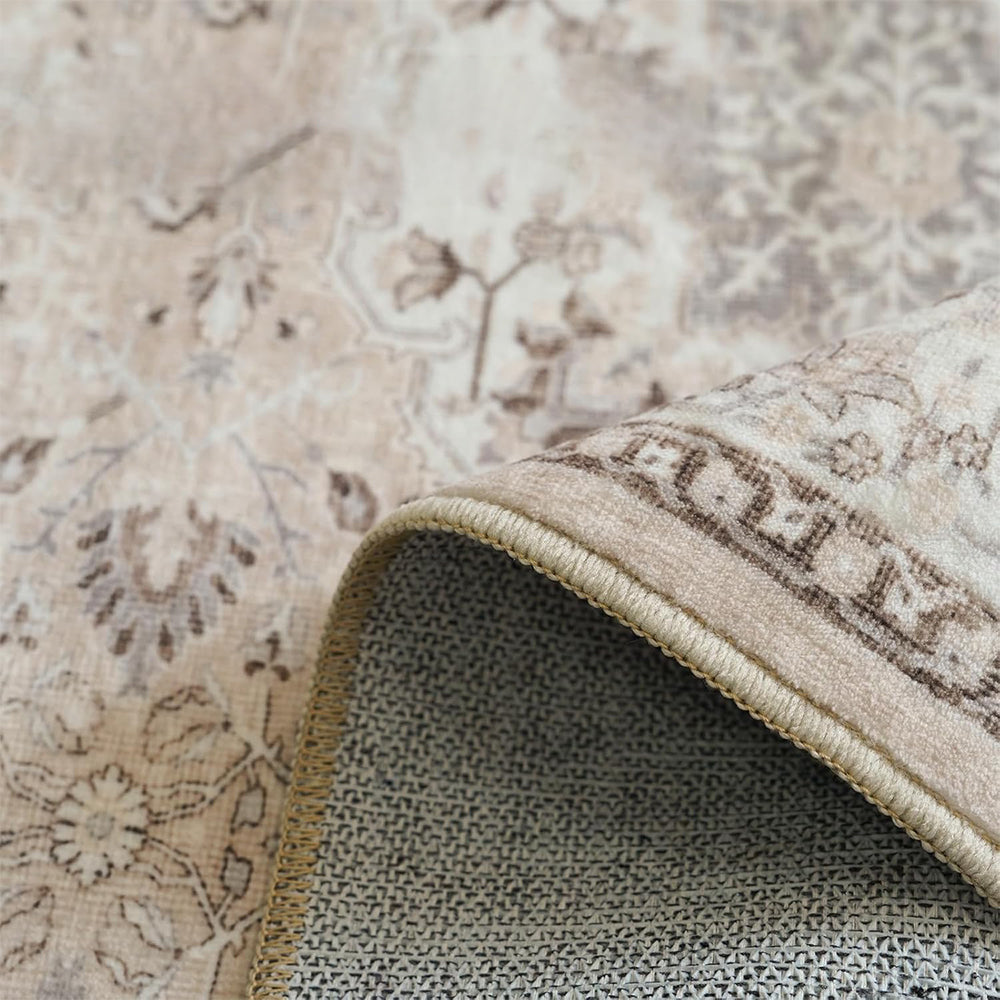 Persian Runner Rug for Hallway-Beige