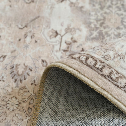 Persian Runner Rug for Hallway-Beige