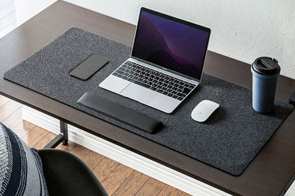 Large Felt Desk Mat Non Slip Keyboard and Mouse Pad Desk Protector for Computer Office Home