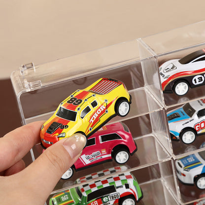 Car Model Display Case Clear Storage Rack for Toy Car Collection