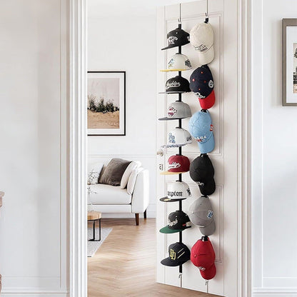 Two-Way Hanging Cap Rack Hat Storage Organizer for Baseball Caps
