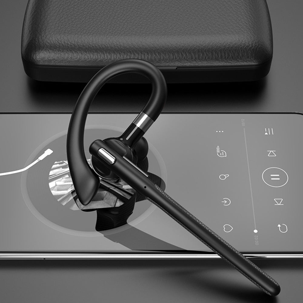 Wireless Car Bluetooth Headset with Rotating Ear Hook