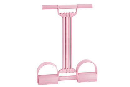 8 Tube Detachable Adjustable Pedal Resistance Band -Pink
