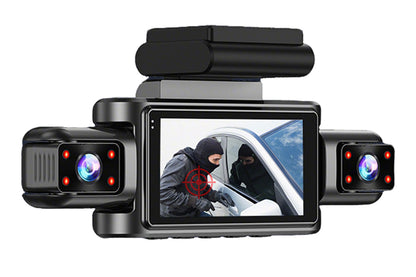 4-Channel WiFi Dash Cam Car Recorder with 64GB TF Card