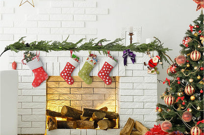 Christmas Norfolk Pine Garland Greenery Garland For Home Decor Fireplace