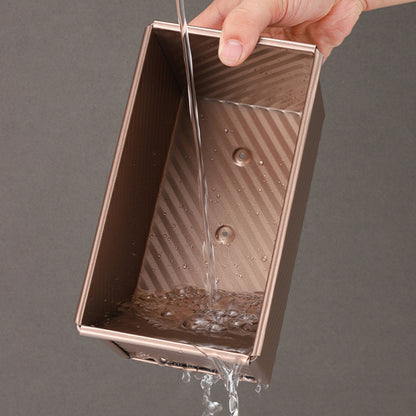 3Pcs Carbon Steel Loaf Pan Set with Brush and Scraper