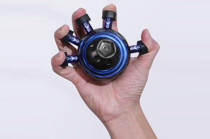 Finger Grip Strengthener Adjustable Hand Grip Strength Ball for Finger Hand Wrist -Black