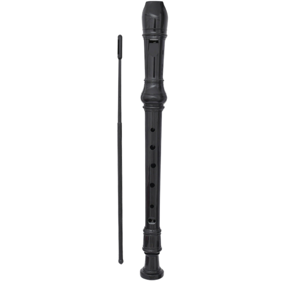 ABS 8-Hole Descant Soprano Recorder for Beginners -Black