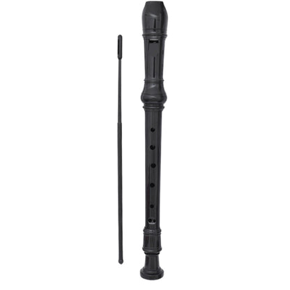 ABS 8-Hole Descant Soprano Recorder for Beginners -Black