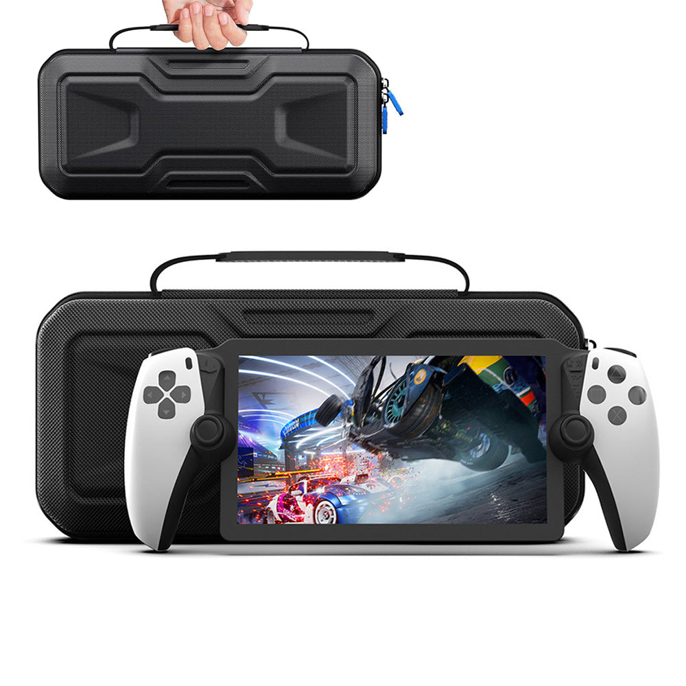 Portable Handheld Storage Case Protective Carry Bag for PS5 Portal Travel Use-Black