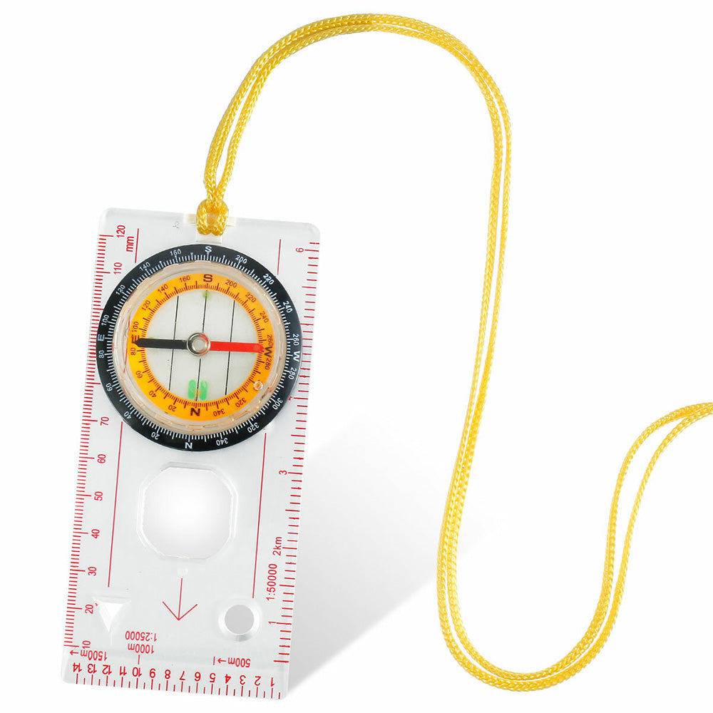 Multifunctional Professional Compass with Baseplate and Map Scale