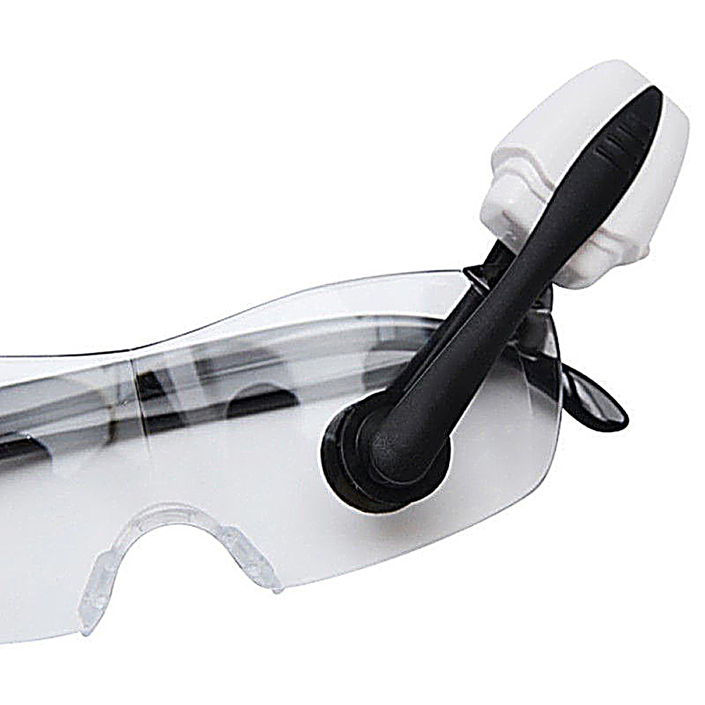 Portable Eye Glasses Cleaner Fiber Cleaning Brush Spectacles Eyeglass Wiping Brush White