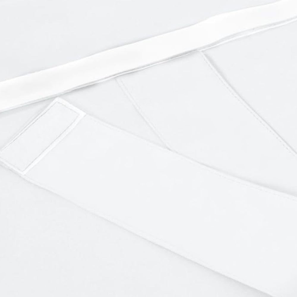 2 Panels Door Curtains Self-Adhesive Blackout Window Door Curtain Privacy Thermal Insulated Curtain White