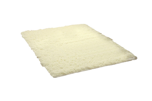 Soft Modern Indoor Shaggy Rug for Bedroom Livingroom Dorm Decor-Beige