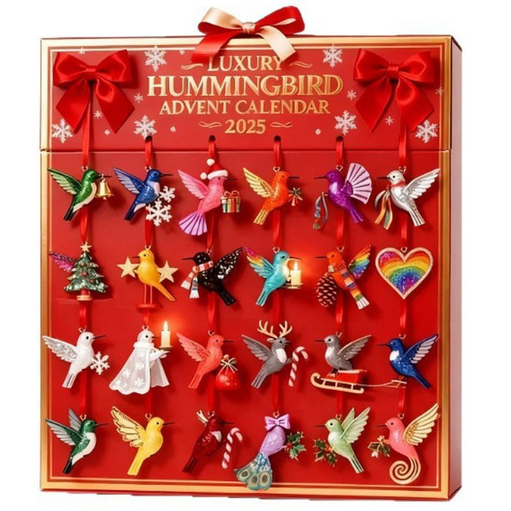 Bird Christmas Advent Calendar with 24 Daily Surprises Xmas Countdown Calendar